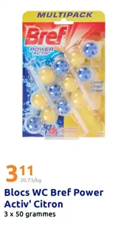 Action BREF Power Activ' Blocs WC Citron offre