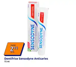 Action SENSODYNE Dentifrice Anticaries offre
