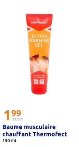 Action THERMOFECT Baume musculaire chauffant offre