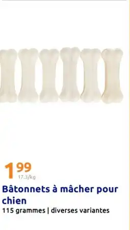 Action Bâtonnets à mâcher pour offre
