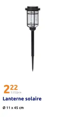 Action Lanterne solaire offre