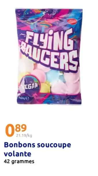 Action Bonbons soucoupe volante offre
