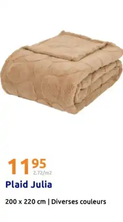 Action Plaid Julia offre
