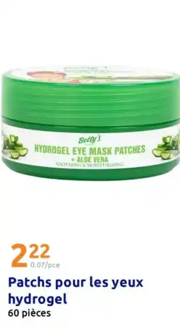 Action BETTY'S Patchs pour les yeux hydrogel offre
