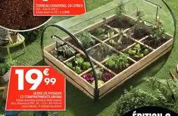 La Foir'Fouille Serre de potager 12 compartiments aroma offre