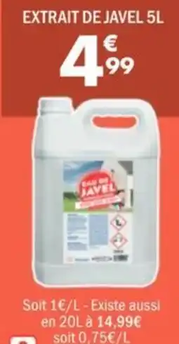 La Foir'Fouille Extrait de javel offre