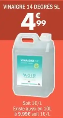 La Foir'Fouille Vinaigre 14 degrés offre