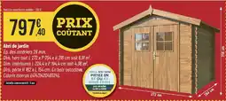 Bricorama Abri de jardin offre