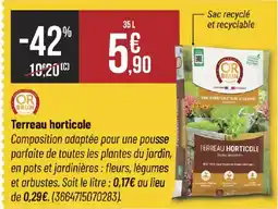 Bricorama Terreau horticole offre
