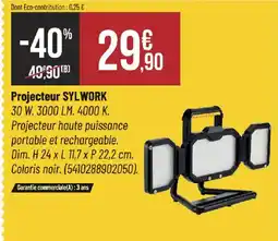 Bricorama Projecteur sylwork offre