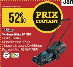 Bricorama GOON! Tondeuse filaire EP 1300 offre