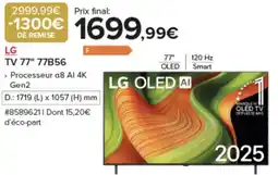 Costco LG Tv 77" 77B56 offre