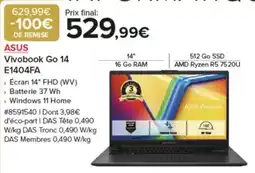 Costco ASUS Vivobook Go 14 E1404FA offre