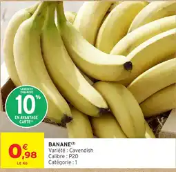 Intermarché Express Banane offre