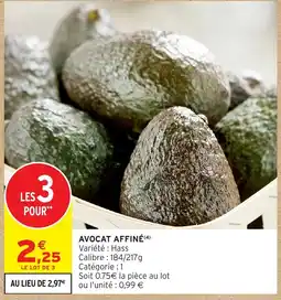 Intermarché Express Avocat affiné offre