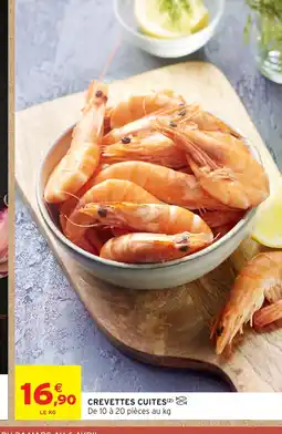 Intermarché Express Crevettes cuites offre