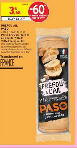 Intermarché Express PASO Préfou ail offre