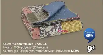 INKALILJE Couverture matelassée