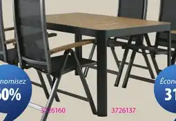 JYSK SIRDAL Table de jardin offre