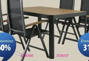 SIRDAL Table de jardin