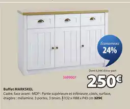JYSK MARKSKEL Buffet offre