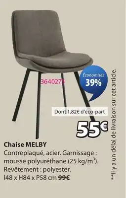 JYSK MELBY Chaise offre