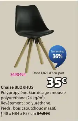 JYSK BLOKHUS Chaise offre