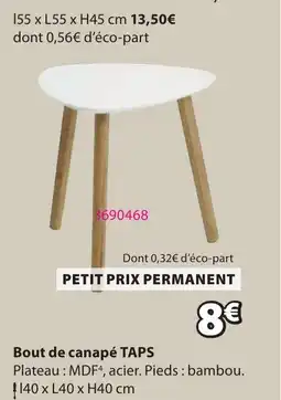 JYSK TAPS Bout de canapé offre