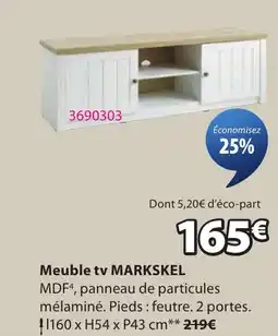 JYSK MARKSkEL Meuble tv offre