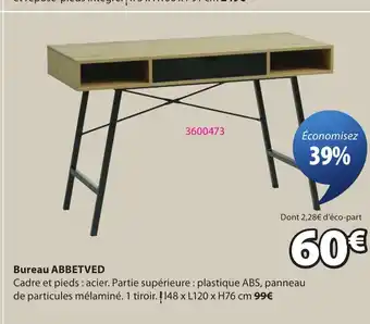 JYSK ABBETVED Bureau offre