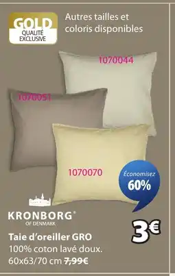 JYSK GRO Taie d'oreiller offre