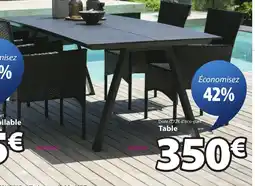 JYSK FAUSING Table de jardin offre