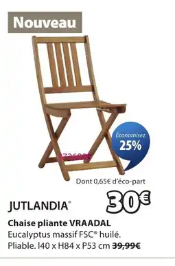 JYSK VRAADAL Chaise pliante offre