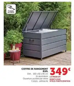 Hyper U COFFRE DE RANGEMENT 810L offre