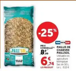 Hyper U PAILLIS DE CHANVRE PAILL'SOL offre