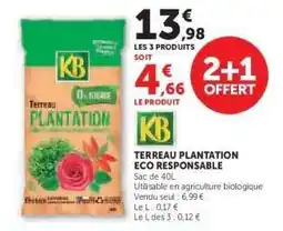 Hyper U TERREAU PLANTATION ECO-RESPONSABLE offre