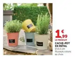 Hyper U CACHE-POT EN MÉTAL offre