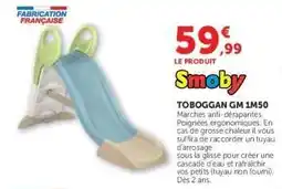 Hyper U Smoby TOBOGGAN GM 1M50 offre