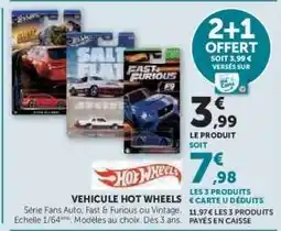 Hyper U VEHICULE HOT WHEELS offre
