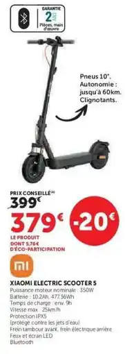 Hyper U Xiaomi Electric Scooter 5 offre