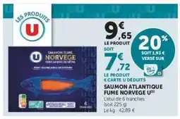 Hyper U Saumon Atlantique Fumé Norvège offre