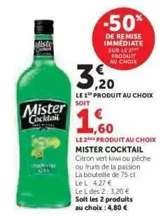 Hyper U Mister Cocktail offre