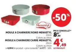 Hyper U Moule à charnière Menastyl offre