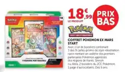 Hyper U Coffret Pokemon EX Mars Start offre