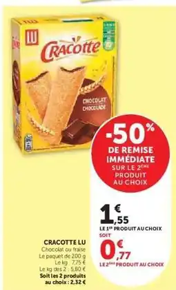 Hyper U CRACOTTE LU offre