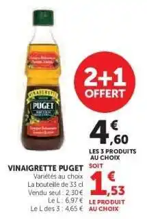 Hyper U Vinaigrette Puget offre