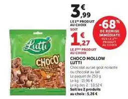 Hyper U Choco Mollow Lutti offre