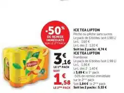 Hyper U ICE TEA LIPTON offre
