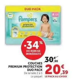Hyper U Couches Premium Protection Duo Pack offre