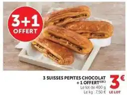 Hyper U 3 SUISSES PEPITES CHOCOLAT + 1 OFFERT offre
